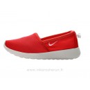 Chaussures Nike Roshe Run Slip on Femme Rouge Boutique Paris