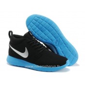 Chaussures Noir Metallic Nike Roshe Run Bleu Store Bastille