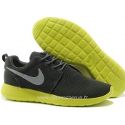 Chaussures Nike Roshe Run Femme Coal Noir Lemon Roshe Run Bleu Vente Privee