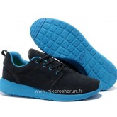 Chaussures Nike Roshe Run Homme Noir Bleu Brest Roshe Run Chaussures Futsal