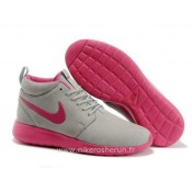 Nike Roshe Run Mid pour Femme Loup Gris Rose Nike Roshe Run Femme Basket Montant