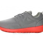 Nike Roshe Run pour Homme Grise Rouge Mesh Nike Nouvelle Collection