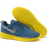 Nike Roshe Run Chaussure pour Femme Bleu Jaune Boutique Paris