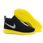 Nike Roshe Run Mid Chaussure pour Homme Noir Nike Roshe Run Mid Chaussures Montante