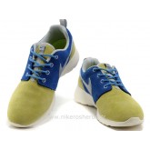 Chaussures Nike Roshe Run Suede Femme Wheat Bleu Nike Roshe Run Rose Recrutement France