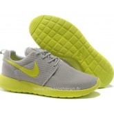 Nike Roshe Run pour Homme Grise Vert Mesh Nike Roshe Run Slip On Magasin Paris