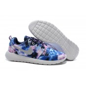 Chaussures Nike Roshe Run Mesh Couple Femme Sombre Roshe Run Bleu Nouveau Crampon