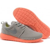Chaussures Nike Roshe Run Mesh Homme Gray Orange Roshe Run Enfant Store Factory