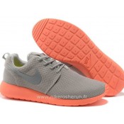 Chaussures Nike Roshe Run Mesh Homme Gray Orange Roshe Run Enfant Store Factory