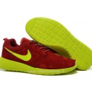 Nike Roshe Run Chaussure pour Femme Rouge Vert Roshe Run Nike Femme Vetement De Sport