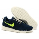 Chaussures Nike Roshe Run Homme Bleu Marine Blanc Roshe Run Noir Grossiste Chaussure